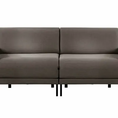 Fauteuils - Canapé lit Français 2/3 places BOSS DUO 160 LARGE accoudoirs amovibles : Coloris - Tissu / GRIS FONCé - Filo - Dark grey - LIKOOLIS
