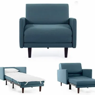 Fauteuils - Fauteuil lit Français 1 Place PACHA 80 LARGE accoudoirs amovibles : Coloris - Tissu / VERT AQUAMA - Filo - Vert - LIKOOLIS