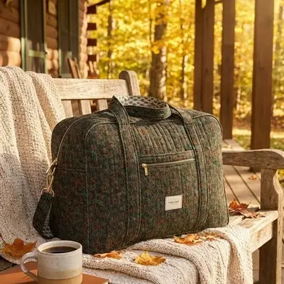 Sacs et cabas - Sac matelassé fabriqué à la main à partir de saris d'occasion - I WAS A SARI