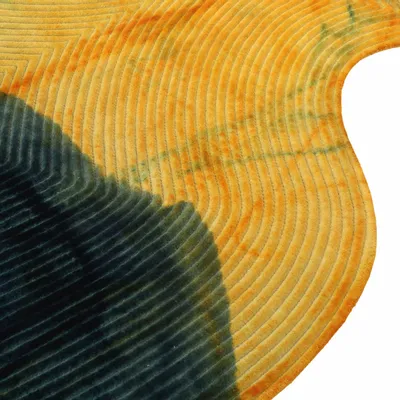 Contemporary carpets - Contemporary Hand Woven Matka Wool Area Rug - "Vessel - Amber Noir" - NUZRAT CARPET EMPORIOUM