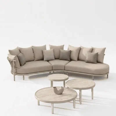 Lawn sofas   - Salon NARA - EMPREINTE DU TEMPS