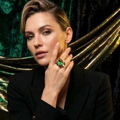 Jewelry - Medusa Ring - V UNIQUENESS FINE GREEK JEWELRY