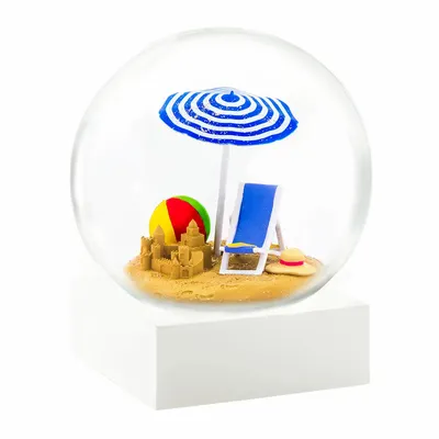 Objets de décoration - Snowglobe "Beach" - COOLSNOWGLOBES BY ROMANOWSKI  DESIGN GMBH