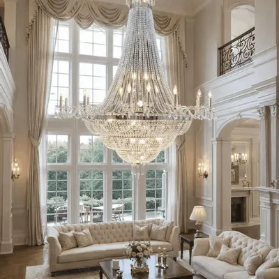 Hanging lights - Big chandelier empire 0902 - CRISTALUX  LIGHTING DESIGN