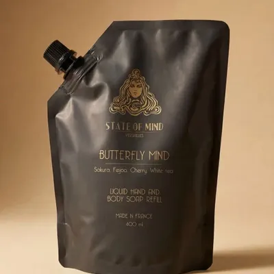 Savons - Recharge Savon Liquide parfumé  Butterfly Mind - STATE OF MIND