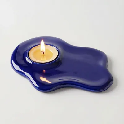 Bougies - ALCHEMY Photophore – Bleu Cobalt - BIBAH