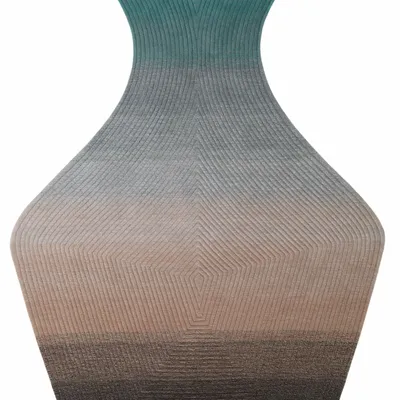 Contemporary carpets - Contemporary Hand Woven Matka Wool Area Rug - "Noora - Driftwood Teal" - NUZRAT CARPET EMPORIOUM