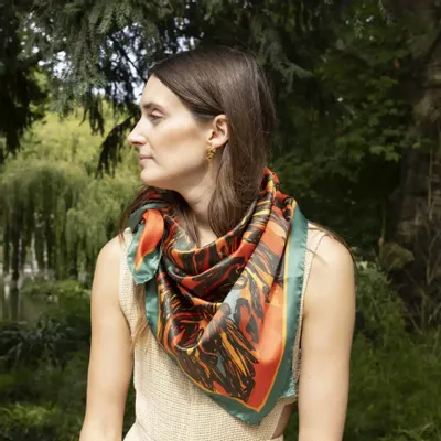 Foulards et écharpes - Ballerina Foulard en soie | 90x90 cm - ELCIELA