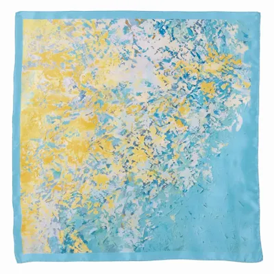 Foulards et écharpes - Breath Foulard en soie | 90x90 cm - ELCIELA