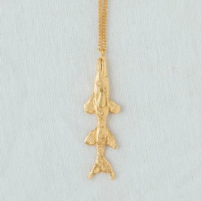 Jewelry - Barracuda fish Pendant Necklace - CÂPÂ JEWELRY