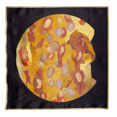 Scarves - Fleurs dans Printemps Silk Scarf | 90x90 cm - ELCIELA