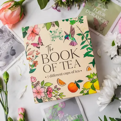 Café et thé - Coffret Le livre du thé - 7 sachets de thé journaliers - TEA HERITAGE