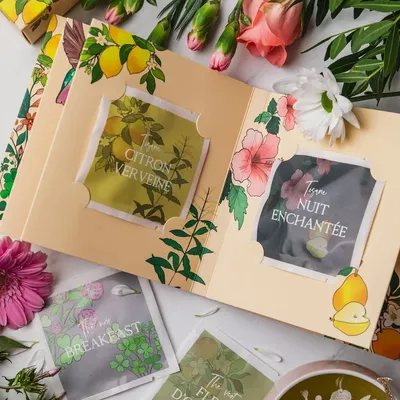 Café et thé - Coffret Le livre du thé - 7 sachets de thé journaliers - TEA HERITAGE