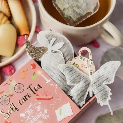 Café et thé - Coffret de Thé pour prendre soin de soi — 10 sachets aux Formes Cocoon - TEA HERITAGE