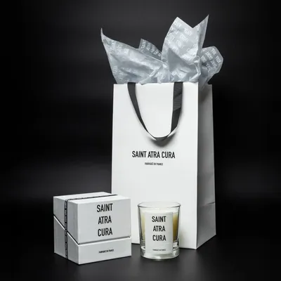 Cadeaux - Petite Bougie - Cuir Poivre Rose - SAINT ATRA CURA