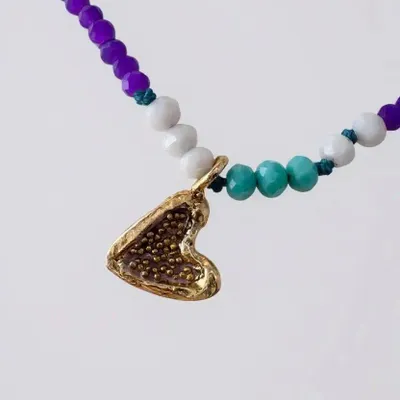 Jewelry - Heart Beaded Necklace - CÂPÂ JEWELRY