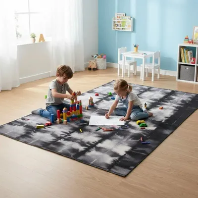 Contemporary carpets - The Hand woven - Dyed Wool Rug Series - BD 1029 - NUZRAT CARPET EMPORIOUM