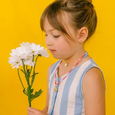 Jewelry - Daisy Flower Beaded Necklace - CÂPÂ JEWELRY