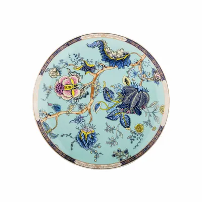Everyday plates - Oriental Blossom Dinner Set in Serene Blue - TIME FOR TEA