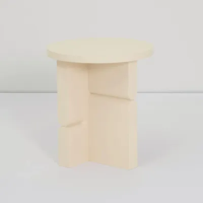 Bookshelves - Stool side table coloured wood noon - NOBODINOZ