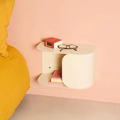 Etagères - Table de nuit murale en acier - NOBODINOZ