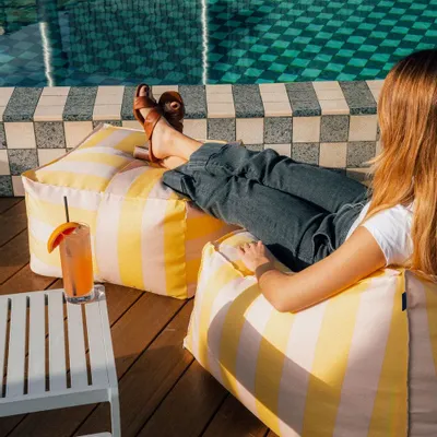 Fauteuils de jardin - Fauteuil-pouf d'extérieur - taille adulte - Lenny - NOBODINOZ