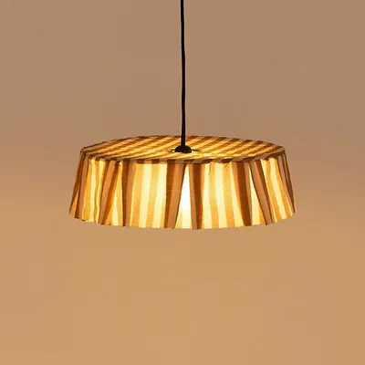 Abat-jours - Abat-jour pour suspension en voile de coton diam. 40 cm - Vibes - NOBODINOZ