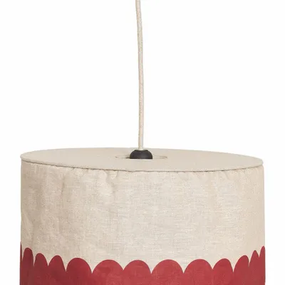 Abat-jours - Abat-jour pour suspension en lin français diam. 40 cm - Vibes - NOBODINOZ