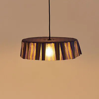 Abat-jours - Abat-jour pour suspension en voile de coton diam. 40 cm - Vibes - NOBODINOZ