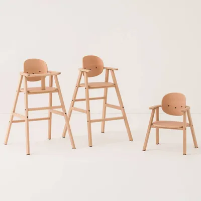 Tables et chaises pour enfant - Chaise haute évolutive 3 en 1 Growing Green - NOBODINOZ