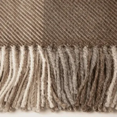 Plaids - Plaid en alpaga brun neutre - PUEBLO