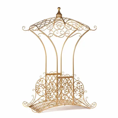 Other Christmas decorations - MET.ORNAMENT.DISPL.FOOTBRIDGE GLD 266CM - GOODWILL M&G