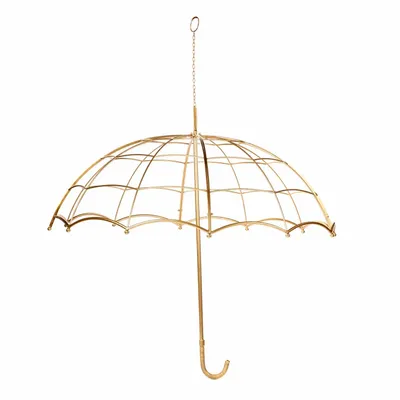 Other Christmas decorations - MET.LG DISPLAY UMBRELLA GLD 193CM - GOODWILL M&G