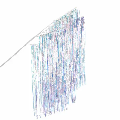 Décorations florales - METALL.IR.FOIL HANG.TINS.STEM MULTI 118CM - GOODWILL M&G