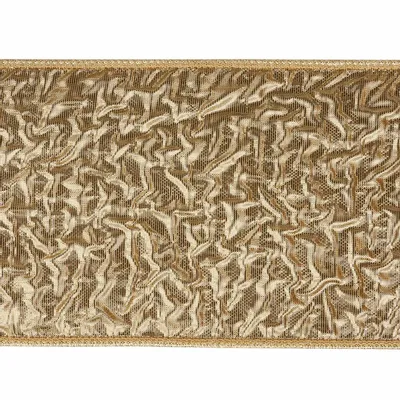 Other Christmas decorations - METALL.DUP.TEXTURED RIBBON GLD 10CM/5Y - GOODWILL M&G