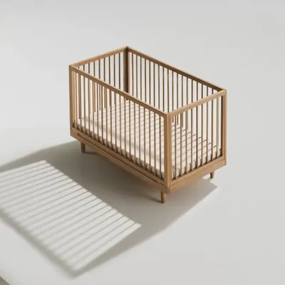 Lits - Lit bébé évolutif en chêne massif Pure - NOBODINOZ