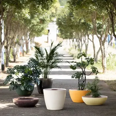 Flower pots - Disc Planters - WL CERAMICS