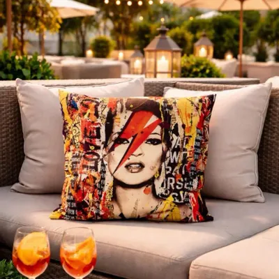 Tissus pour extérieurs - Housse de coussin d'exterieur Kate 45 x 45 - Design by Anne Mondy - ARTDECORIS