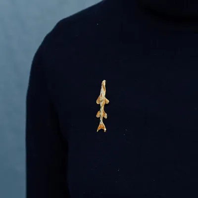 Jewelry - Barracuda Brooch - CÂPÂ JEWELRY
