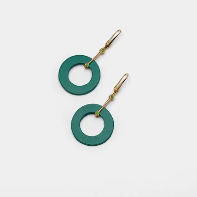 Bijoux - Boucles d'oreilles Pendulum Circles - C.KARAKALPAKI