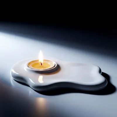 Bougeoirs et photophores  - ALCHEMY Photophore – Blanc Lacté - BIBAH