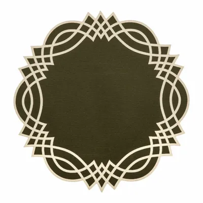 Everyday plates - Geometric  Stain-Resistant Placemat - TIME FOR TEA