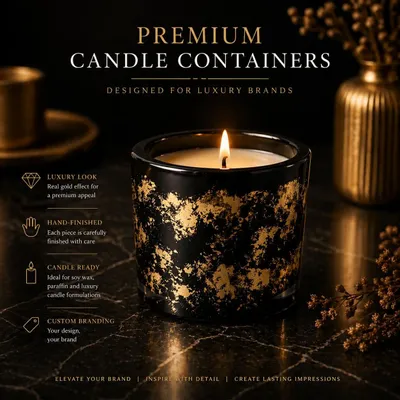 Bougies - COLLECTION MÉTALLIQUE - GLASS4CANDLES