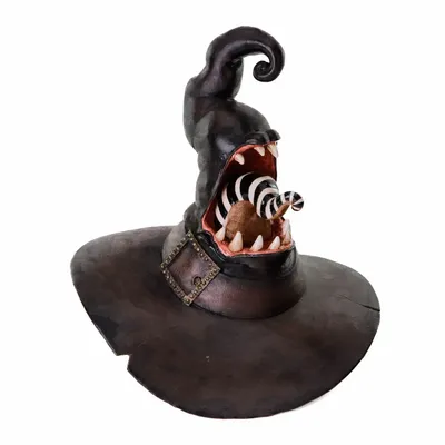 Decorative objects - MONSTER WITCH HAT TT BLK/WH/PNK 43,5CM - GOODWILL M&G