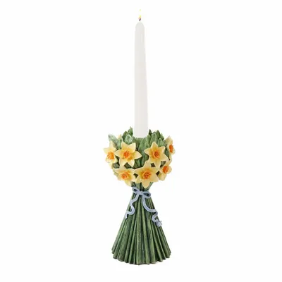 Objets de décoration - DAFFODIL FLOWER BOUQ.CANDLEHOLDER TT YL/GRN 20CM - GOODWILL M&G