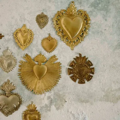 Other wall decoration - Ex-voto Coeur Rayon - BONCOEURS
