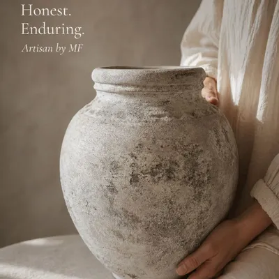 Vases - Vase rustique en terre cuite - N° 54 - ARTISAN BY MF