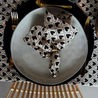 Table linen - Hearts Towel - BONCOEURS