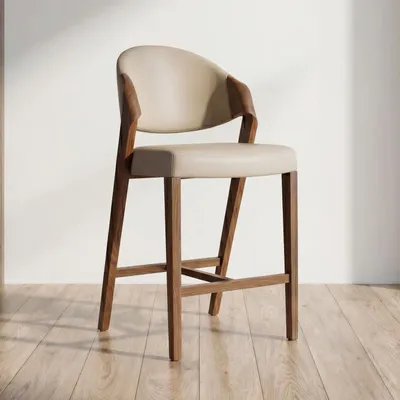 Stools - Stool in mink leatherette - ANGEL CERDÁ