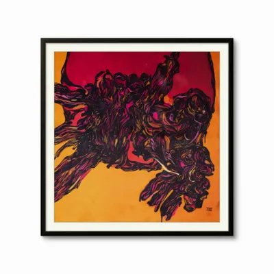 Pièces uniques - Sunrise Art Mural | 100x100 cm - ELCIELA